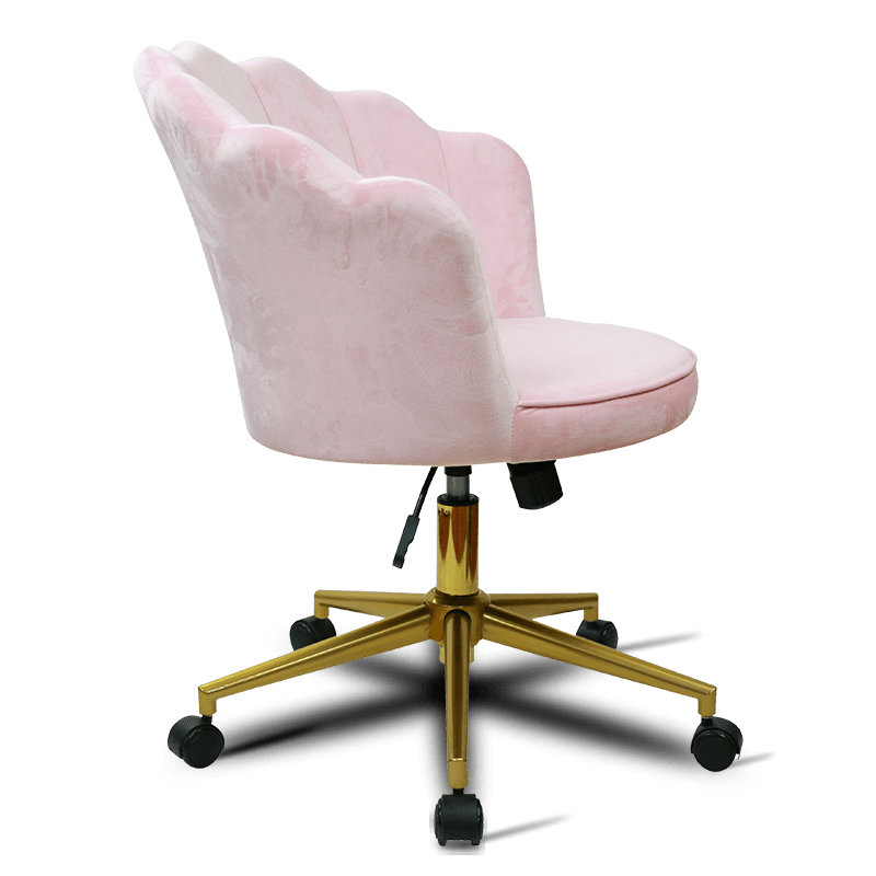 MC-2105 เก้าอี้แต่งตัวเก้าอี้สำนักงานสตรีรูปเปลือกหอย