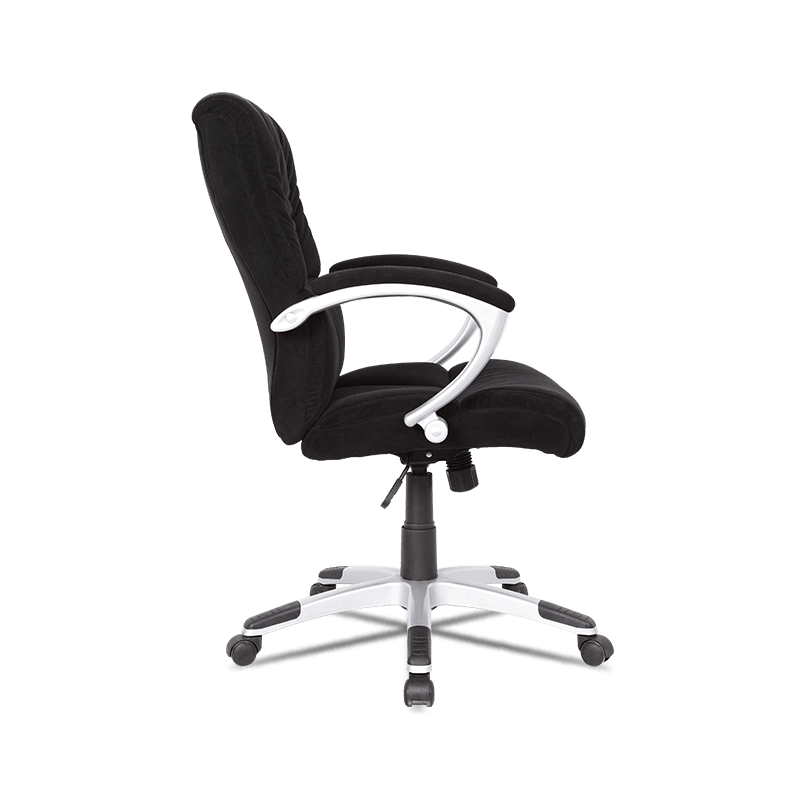 MC-7105 เก้าอี้สำนักงานผู้บริหารผ้ากำมะหยี่กลางหลังปรับความสูงได้